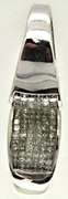 14 KT WHITE GOLD WIDE DIAMOND BAND. 1.50 carat tw.