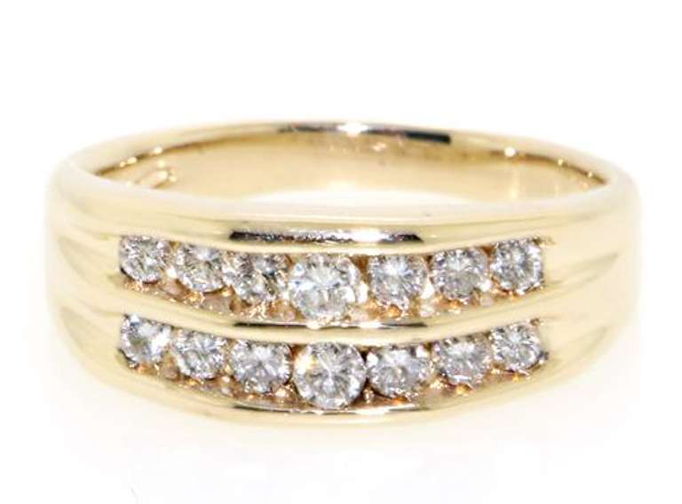 Double Row Diamond Ring