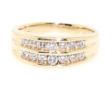 Double Row Diamond Ring