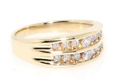 Double Row Diamond Ring