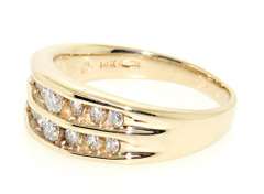 Double Row Diamond Ring