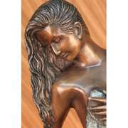 Naked Sea Goddess Bronze Sculpture