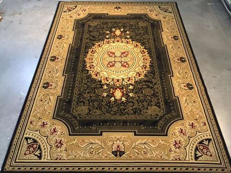 French Chateau Design Area Rug 6x8