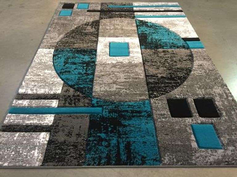 Eye Catching Colorful Modern Rug 6x8