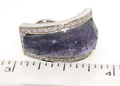 Designer 18K Crystal Haze Earrings with Diamonds