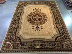 French Chateau Design Area Rug 8x11