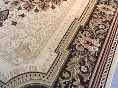 French Chateau Design Area Rug 8x11