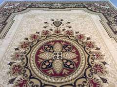 French Chateau Design Area Rug 8x11