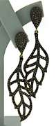 Amazing Diamond Leaf Earrings