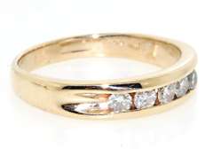 Classic Dimond Channel Set Band