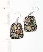 Charming Ethnic Handcrafted Silver Tone Earrings