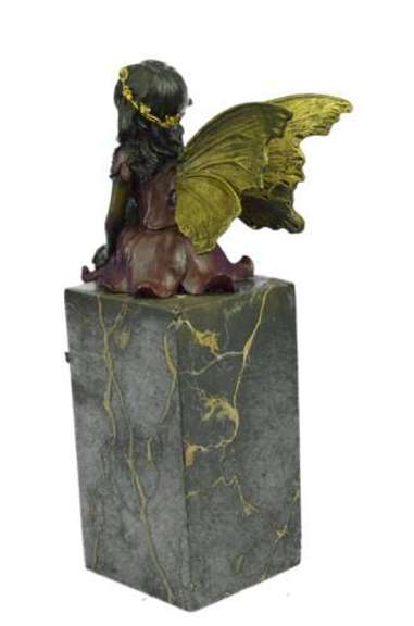 Butterfly Girl Angel Bronze Sculpture