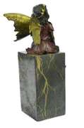 Butterfly Girl Angel Bronze Sculpture