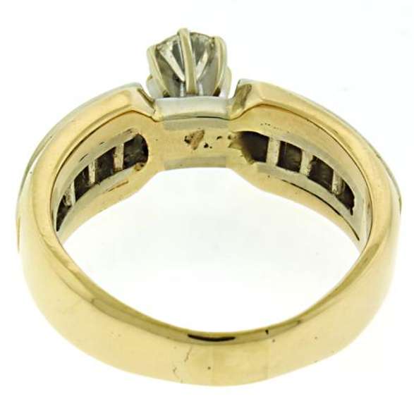 Two Tone Diamond Band