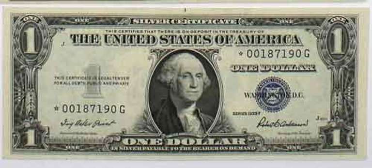 5 CH CU Star $1 Silver Certificates 3 1935 F 2 1935 E