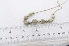 Necklace, Earrings, & Ring Set, Silver