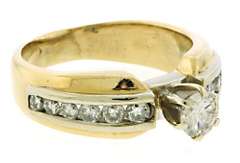 Two Tone Diamond Band