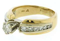 Two Tone Diamond Band