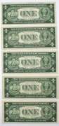 5 CH CU Star $1 Silver Certificates 3 1935 F 2 1935 E