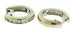 Fantastic 1.80 CTW Diamond Hoop Earrings