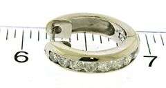 Fantastic 1.80 CTW Diamond Hoop Earrings