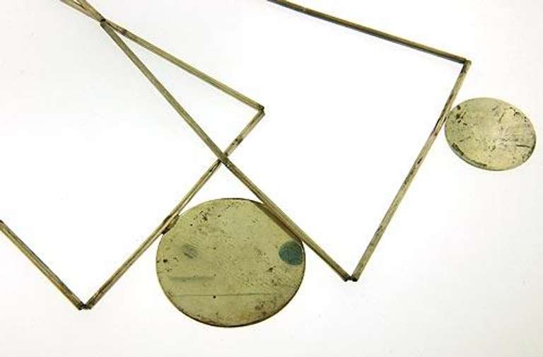 Set of 2 Modernist Necklaces in Sterling Silver