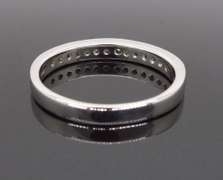 14K White Gold .35CTW Diamond Band