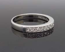 14K White Gold .35CTW Diamond Band