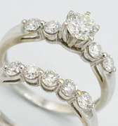 1.25 CTW Diamond Bridal Set in 18K