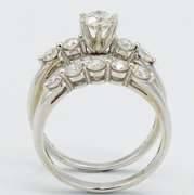 1.25 CTW Diamond Bridal Set in 18K