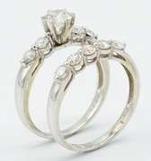 1.25 CTW Diamond Bridal Set in 18K