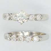 1.25 CTW Diamond Bridal Set in 18K