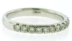 18kt Prong Diamond Band Ring