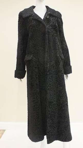 Persian lamb black coat