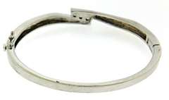 Triple Diamond Bypass Bangle