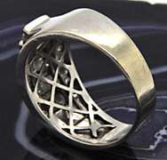 14 KT WHITE GOLD 2.00 CARAT DIAMOND BAND.