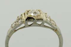 Lovely .35CTW Antique Style Diamond Ring, 18K