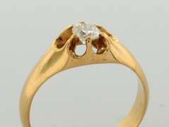 Gorgeous Victorian Style 1/4 CT Diamond Ring