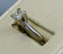 14K White Gold Approx .4CT Diamond in Size 5.75