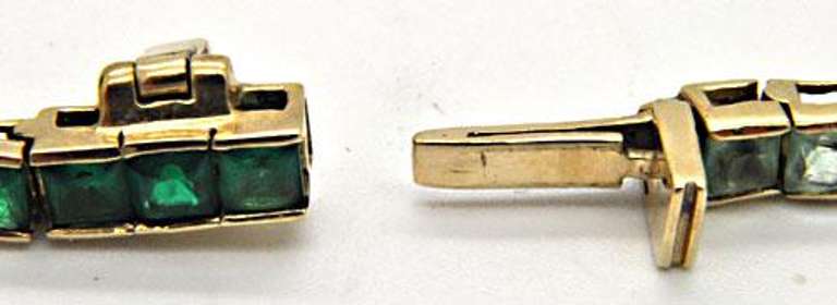 LADIES 14 KT YELLOW GOLD BRACELET.