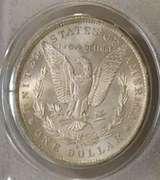 1884-O Morgan Dollar PCGS MS-63, Old Holder, white