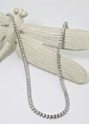 High Quality 10.5 Carat Diamond 14K Tennis Necklace