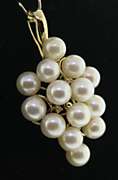 Beautiful Yellow Gold Pearl and Diamond Enhancer Pendant