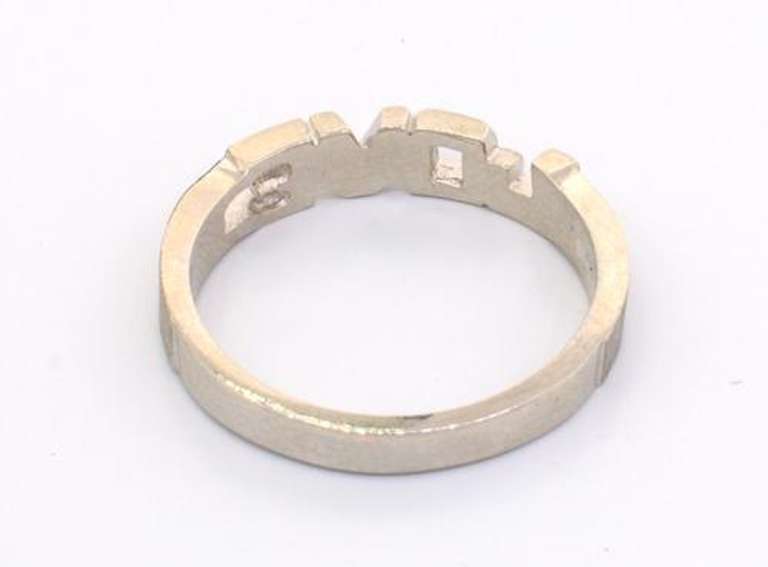 Pair of White Gold Best Friend Love Rings