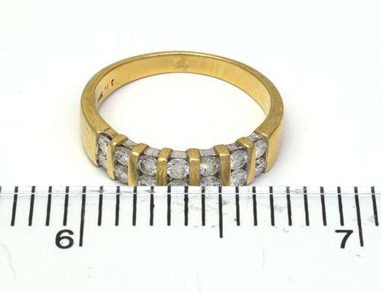 Vintage Gold & Diamond Band