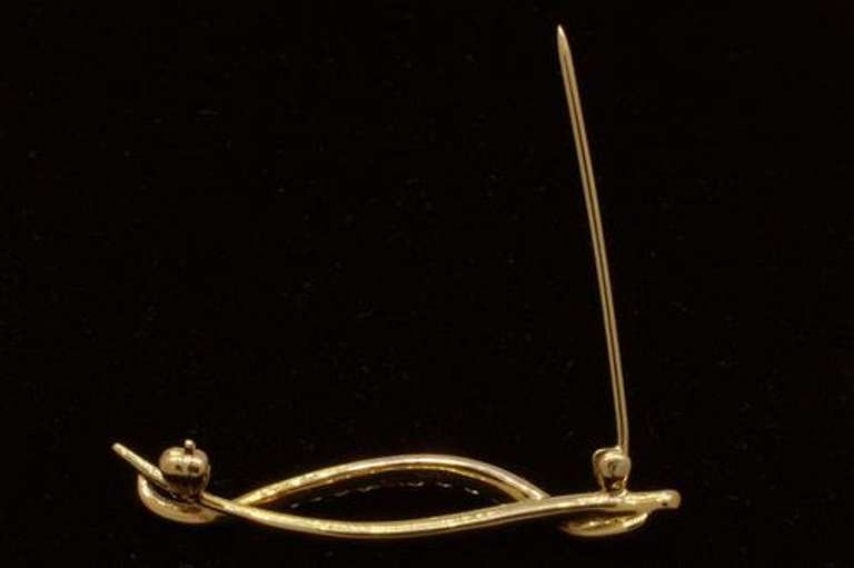 Ruby & Diamond Brooch