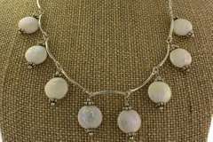 Lot of 3 Sterling & Pearl Necklaces