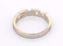 Pair of White Gold Best Friend Love Rings