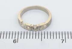 Pair of White Gold Best Friend Love Rings