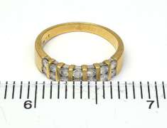 Vintage Gold & Diamond Band
